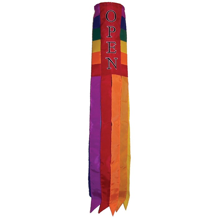 In the Breeze Rainbow Open 40" Windsock* 4138