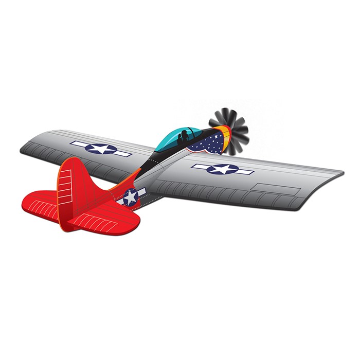 X-Kites & WindNSun P-47 Thunderbolt 3D Wind Force X-71254