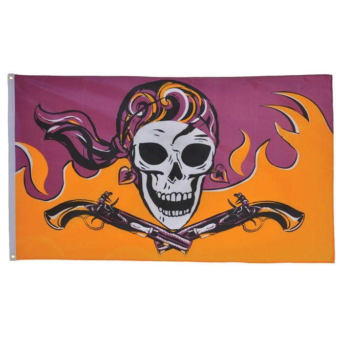 In the Breeze Flintlock Pirette 3x5 Grommet Flag 3643