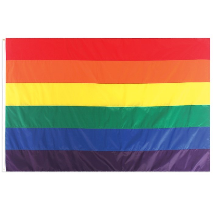 In the Breeze Rainbow 5x8 Grommet Flag 3691