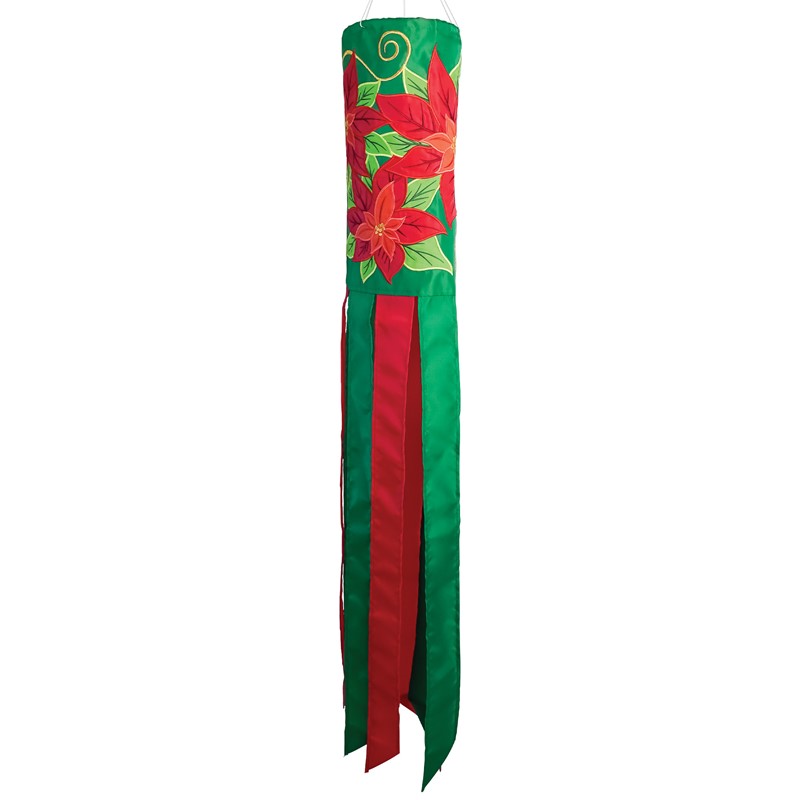 In the Breeze Poinsettia 40" Windsock 5027