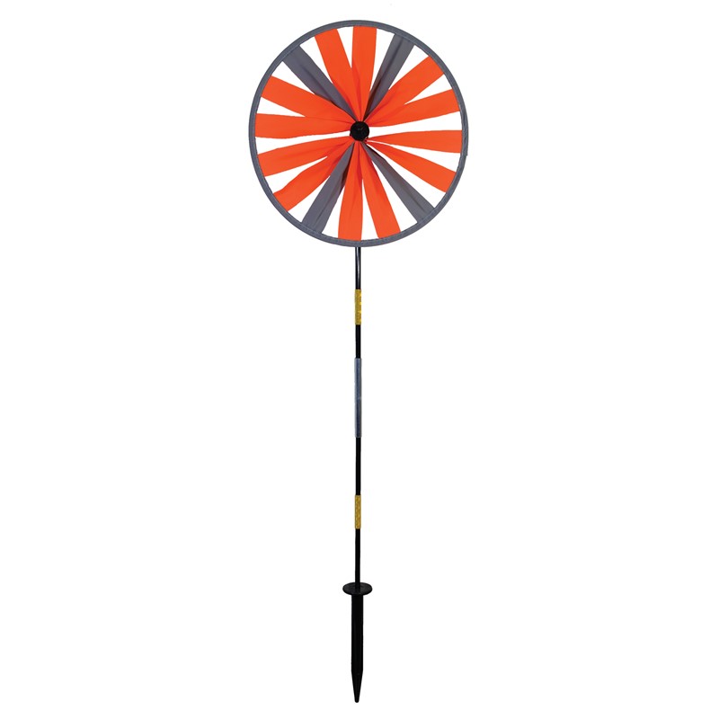 In the Breeze Retroreflective Orange 12" Spinner Wheel 2714