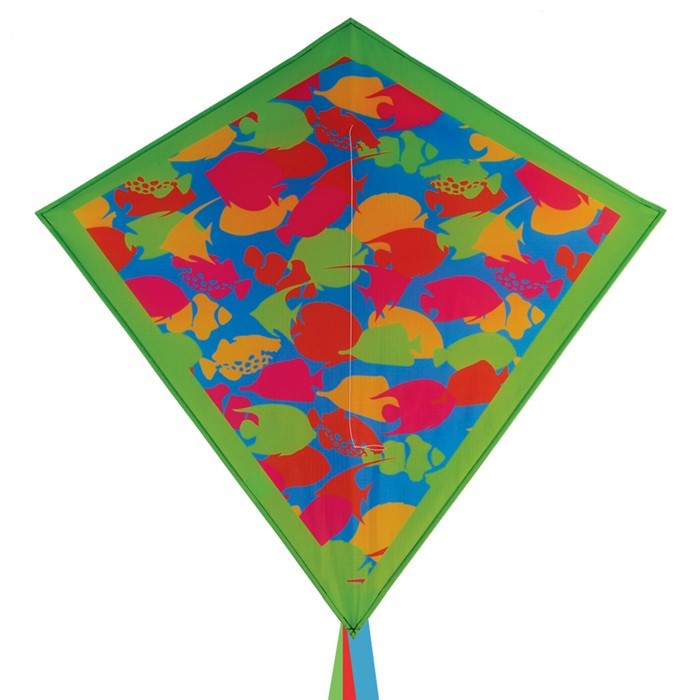 In the Breeze Tropical Fish Camouflage 30" Diamond Kite 3266