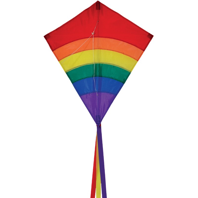 In the Breeze Rainbow Arch 27" Diamond Kite (Optimized for Shipping) 3300