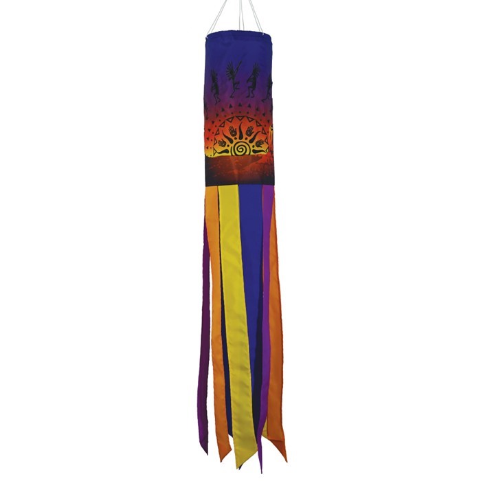 In the Breeze Kokopelli Sunset 40" Windsock 5136