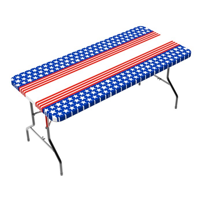 X-Kites & WindNSun Patriotic Stripes 6' Tablecloth X-96144