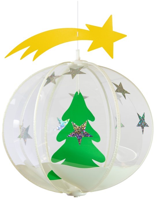 Wind Fairys Christmas Tree Crystal Ball Spinner WF-60783