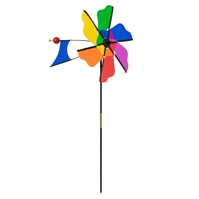 Wind Fairys Rainbow Flower Windmill Ground Spinner WF-81120