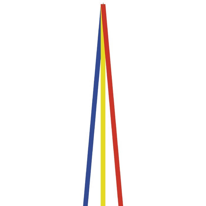 In the Breeze 12' Red, Yellow & Blue Kite Tail 3440
