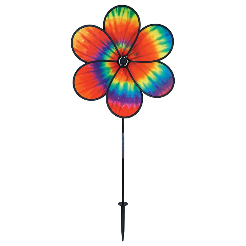 In the Breeze 19" Tie Dye Daze Flower Spinner 2630