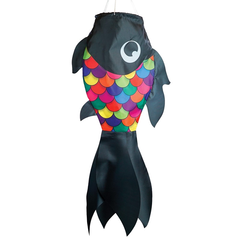 In the Breeze 30" Black & Rainbow Damsel Fish 5225