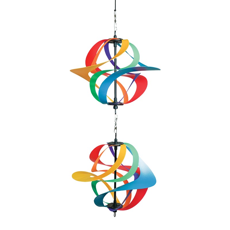 In the Breeze Rainbow Poly Vortex Double Spinner 2481
