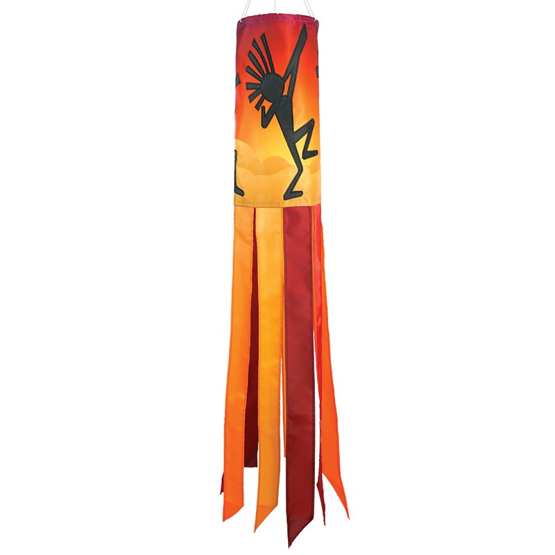 In the Breeze Dancing Kokopelli 40" Inspiration Windsock™ 5233