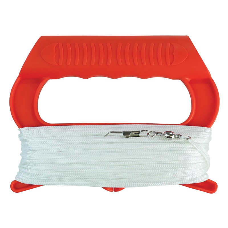 In the Breeze 80 LB x 200' Braided Kite Line on Orange Handle - 12 PC 3453