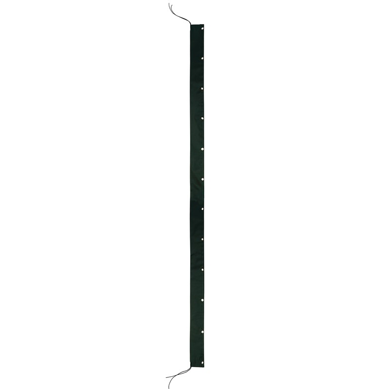 In the Breeze Black 8-foot Pole Sleeve with Grommets 4565