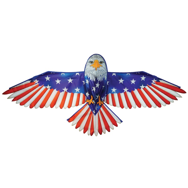 In the Breeze 70" Patriotic Bald Eagle Kite 3508