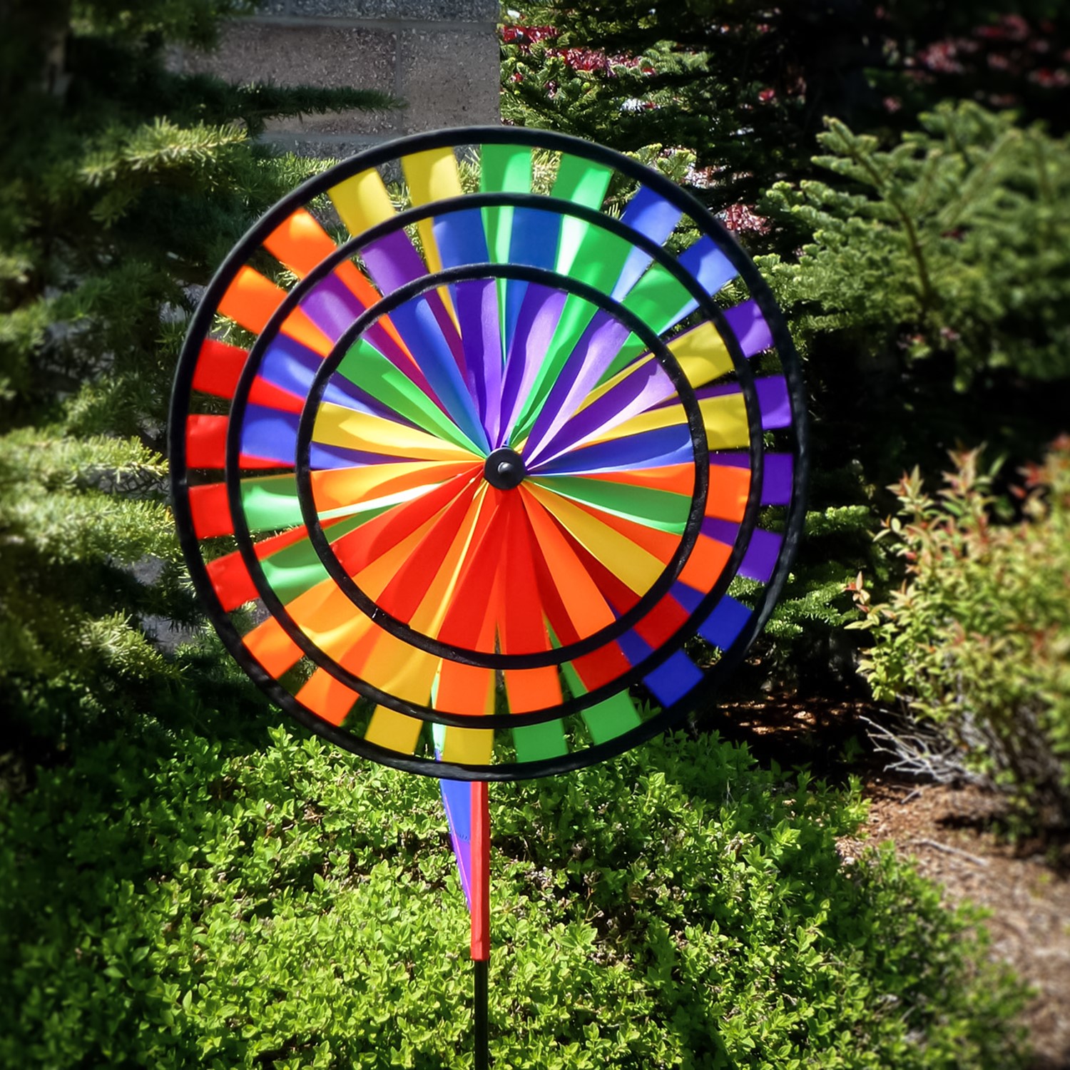 バーティル・ヴァーリンのRainbowシリーズ Rainbow Wind Sail Triple Wheel Spinner | In the Breeze