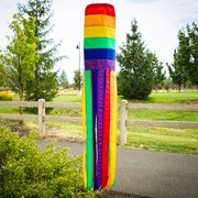 In the Breeze Rainbow Column 40" Windsock 4110 View 2