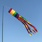 In the Breeze Rainbow Column 60" Windsock 4111 View 2