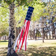In the Breeze U.S. Stars and Stripes Embroidered 60" Windsock 4113 View 2
