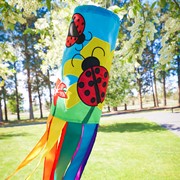 In the Breeze Ladybug Flower 40" Windsock 4195 View 2