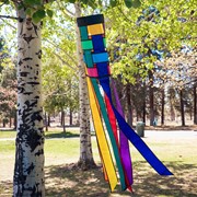 In the Breeze Rainbow Weave 60" Windsock 4663 View 2