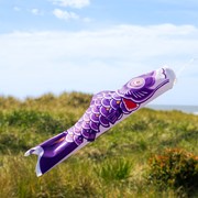 In the Breeze 24" Purple Koi 4781 View 2