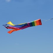 In the Breeze Rainbow Column 24" Windsock 4846 View 2