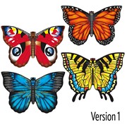 In the Breeze Realistic Butterflies 12 PC Assortment X-80520 View 2