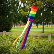 In the Breeze Rainbow Column 50" Windsock 4927 View 2