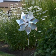 In the Breeze 18" Silver Sparkle Pinwheel Spinner 2898 View 2