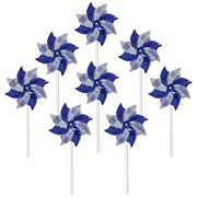 In the Breeze Blue & Silver Spirit Pinwheels 48 PC POP Display 2762-BOX View 2