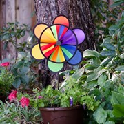 In the Breeze 12" Rainbow Double Flower Wheel Combo 2770 View 2