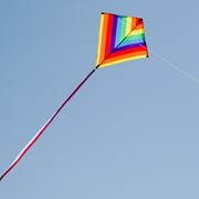 In the Breeze Rainbow Stripe 30" Diamond Kite 3176 View 2
