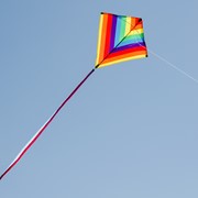 In the Breeze Rainbow Stripe 30" Diamond Kite 3176 View 2