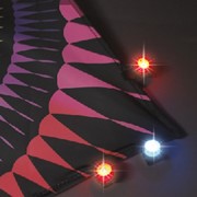 X-Kites & WindNSun UFO Red/Blue LED MiniLights 5 PC X-79101 View 2