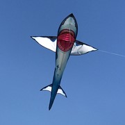 In the Breeze 7.5' Great White 3D Shark Kite 3243 View 2