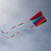 In the Breeze Rainbow Stripe Sled Kite 3244 View 2