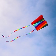 In the Breeze Rainbow Stripe Sled Kite 3244 View 2