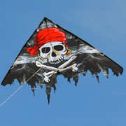 In the Breeze Smokin' Pirate Fringe 50" Delta Kite 3257 View 2