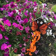 In the Breeze Monarch Butterfly on Wand 5033 View 2