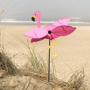 In the Breeze Baby Flamingo Whirligig 2558 View 2