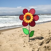 In the Breeze 12" Burgundy Sunflower 2703 View 2