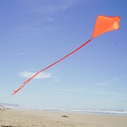 In the Breeze Tangerine Colorfly 30" Diamond Kite (+) 3298 View 2