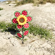 In the Breeze 12" Polka Dot Sunflower with Leaves 2661 View 2