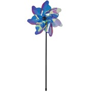 In the Breeze Iridescent 8" Pinwheel Spinner with Fiberglass Wand - 8 PC 2664 View 2