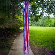 In the Breeze 39" Red, White & Blue Ribbon Windsock 5189 View 2
