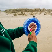 In the Breeze 80 LB x 800' 9-inch Kite Reel, Blue 3447 View 2
