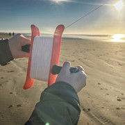 In the Breeze 50lb x 500' Braided Breezy Winder™, Coral 3449 View 2