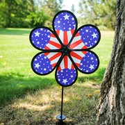 In the Breeze 12" Patriot Star Flower Spinner 2632 View 2